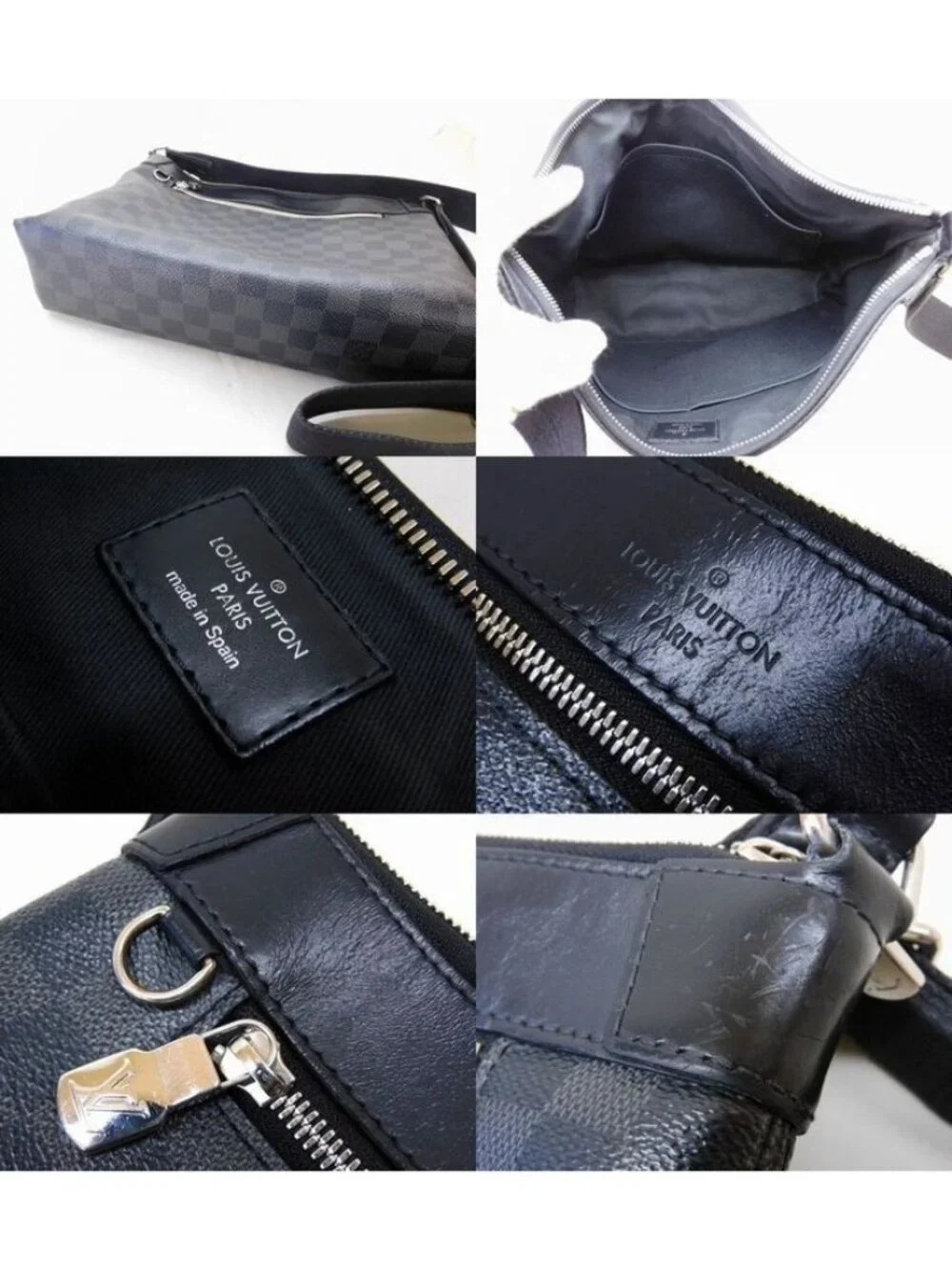 Louis Vuitton Damier Graphite Mick PM NM Shoulder
